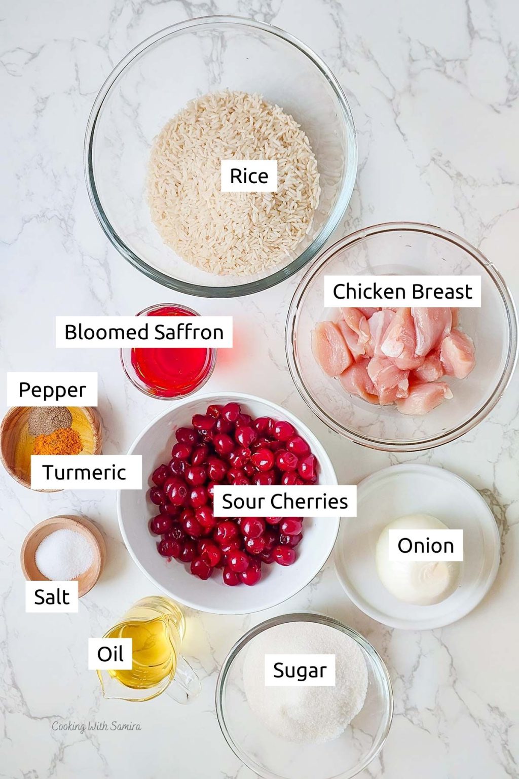 Al Baloo Albaloo Polo Recipe (Persian Sour Cherry Rice)