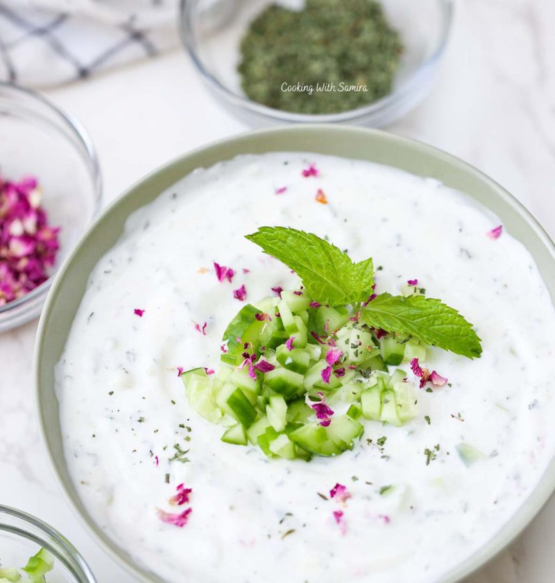 Mast-o Khiar (Persian Yoghurt and Cucumber Dip)