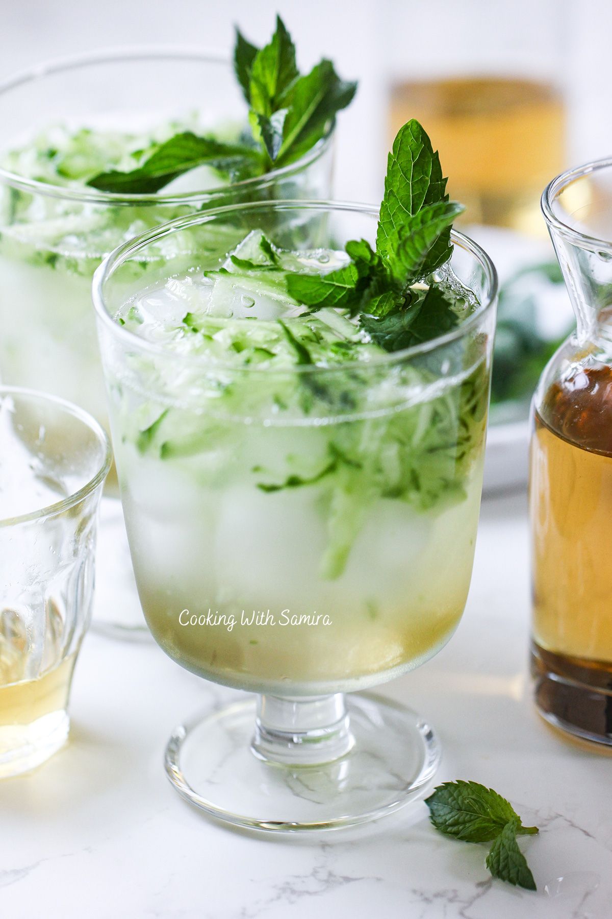 Sekanjabin (Persian Mint and Vinegar Syrup)