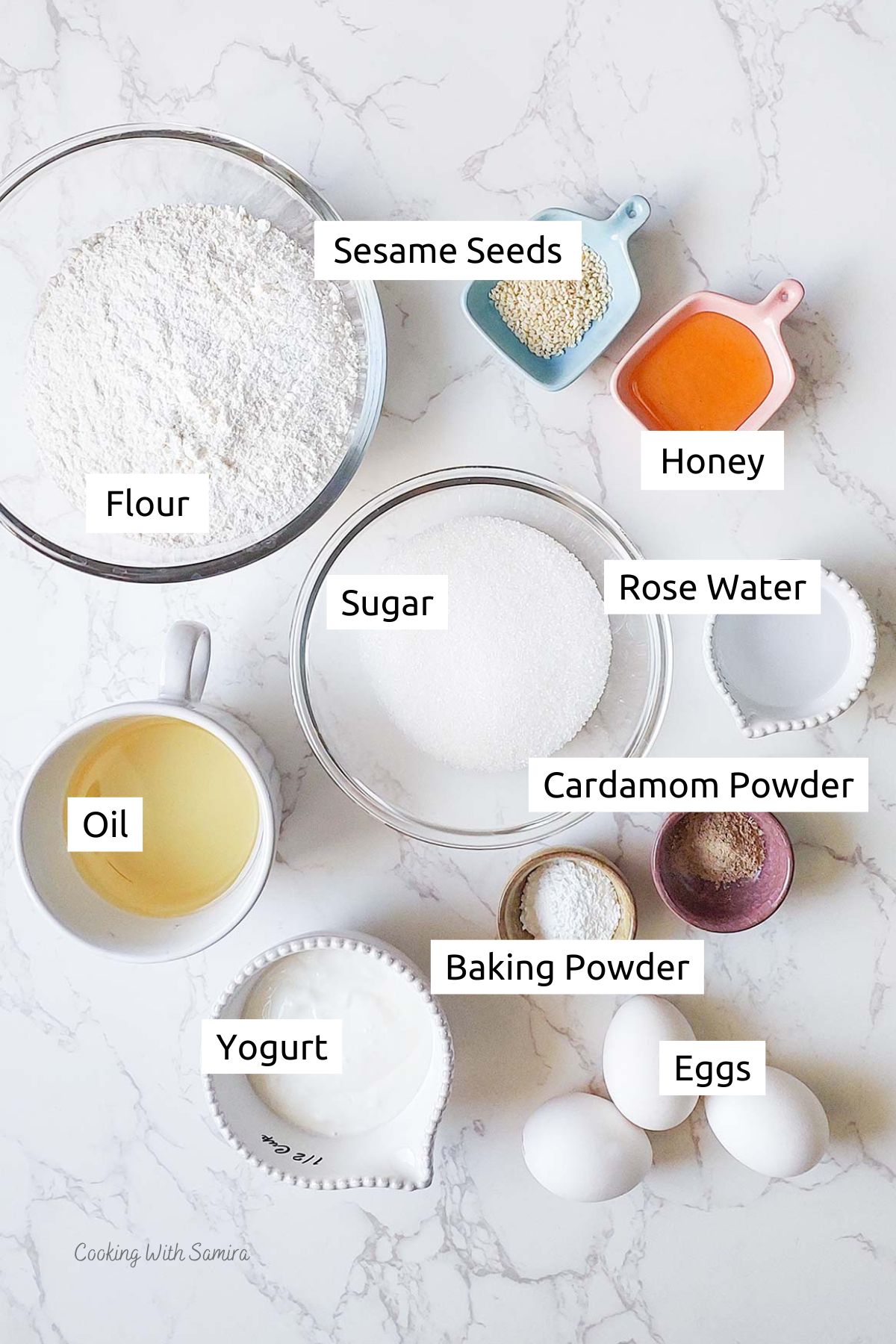 Cake Yazdi Recipe (Cardamom and Rosewater Muffins)