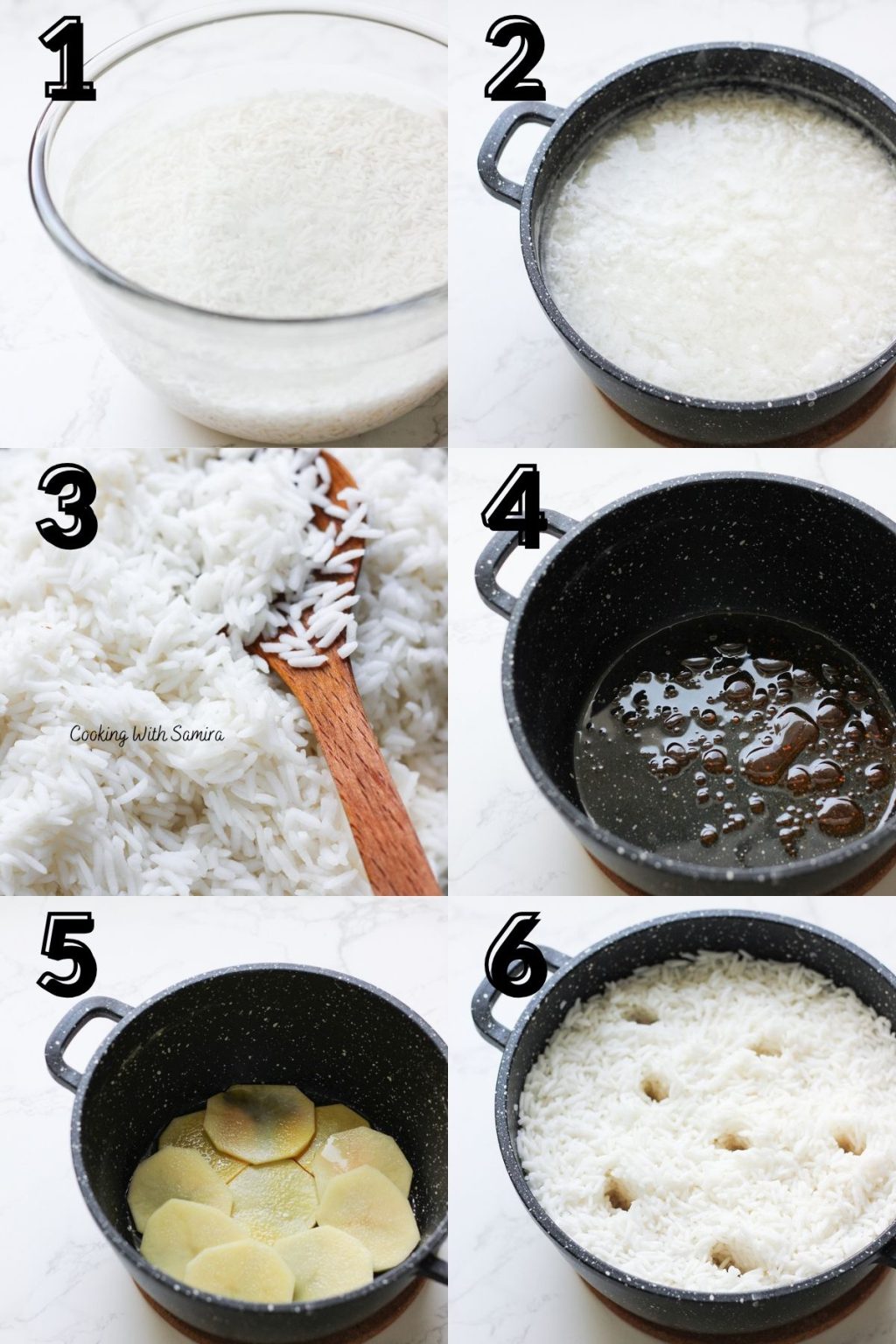 Persian Steamed Rice Recipe (Chelo)