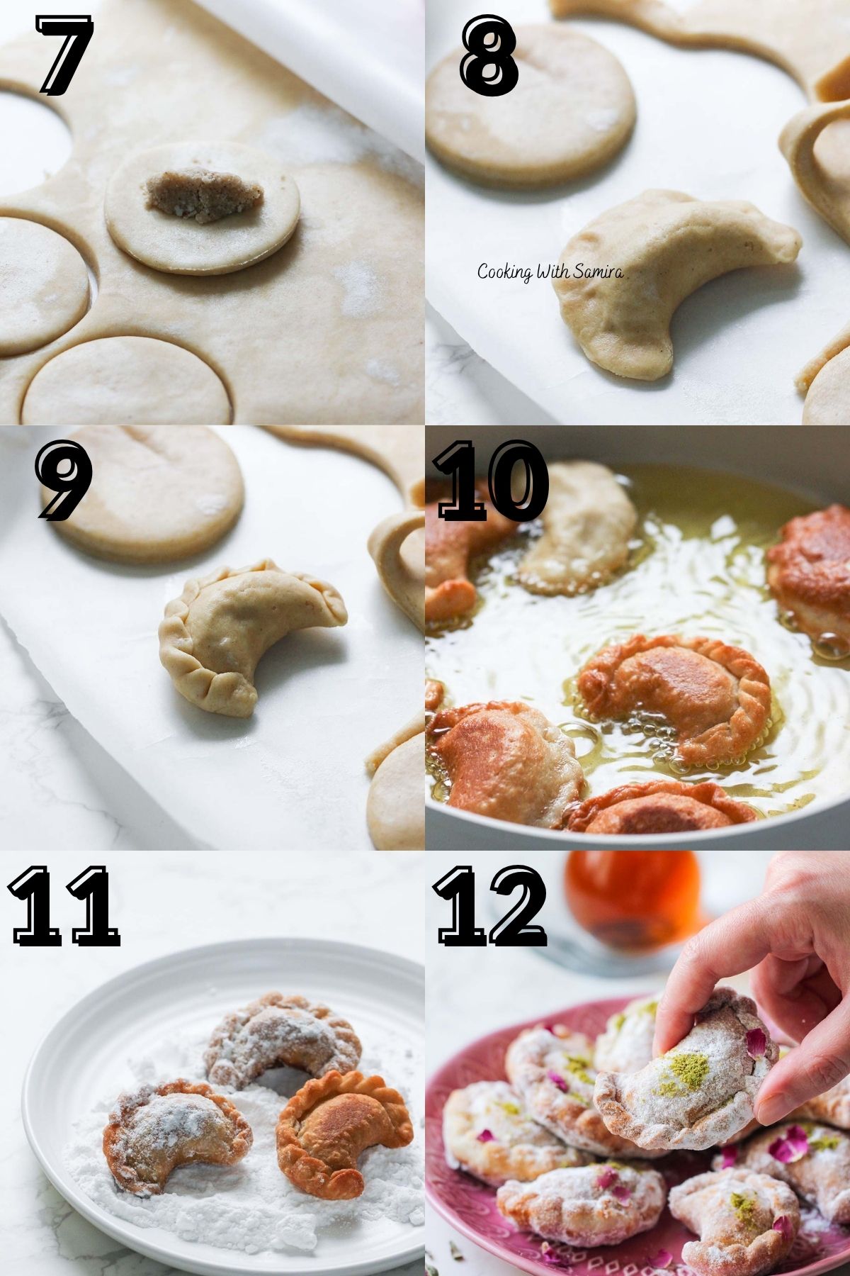 Ghottab Qottab Recipe (Persian Walnut Filled Pastry)
